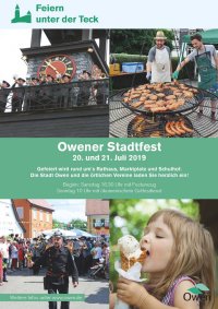 Plakat Stadt Owen Stadtfest2019 200x283