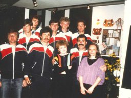 Bildergalerie Grasski WM 1985 &raquo; Sportler in Privatunterkunft